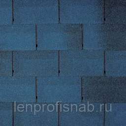 Тегола «Классик» цвет синий с отливом (упак. 3,5 м.кв.) 9,5 кг/м.кв.