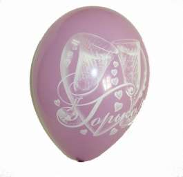 Воздушные шары Свадебные 3 вида 100шт 24см