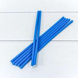 Клей “Термопластичный” (палочка) Синий 0,7см x 25см (1 кг = 102 штуки) 0002016/23