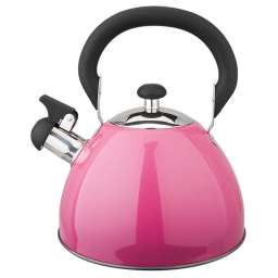 Чайник со свистком 2,5л Webber ВЕ-0583 розовый