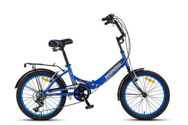Городской велосипед MaxxPro - Compact 20 (2018) Цвет:
Голубой / Черный (X2001-3)