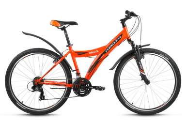 Горный велосипед (26 дюймов) Forward - Dakota 26 2.0
(2018) Р-р = 16,5; Цвет: Оранжевый (Матовый)