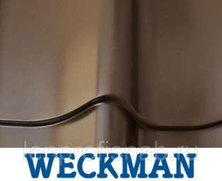 Металлочерепица Weckman Тип-4, Пурал 0.5 мм, RR 32 (коричневый)