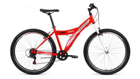 Горный (MTB) велосипед FORWARD Dakota 26 1.0 красный/белый 16,5” рама (2019)