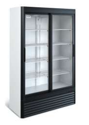 Холодильный шкаф-витрина МариХолодМаш ШХ-0.80С Купе статика (4.300.145-01), двухдверный, для напитко