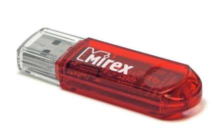 USB карта памяти 16ГБ Mirex Elf Red (13600-FMURDE16)
