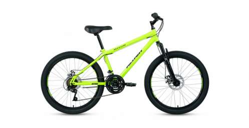 Подростковый горный (MTB) велосипед MTB HT 24 2.0 Disc светло-зеленый/черный 14” рама