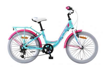 Подростковый городской велосипед STELS Pilot 260 Lady 20 V010 бирюзовый 12” рама (2019)