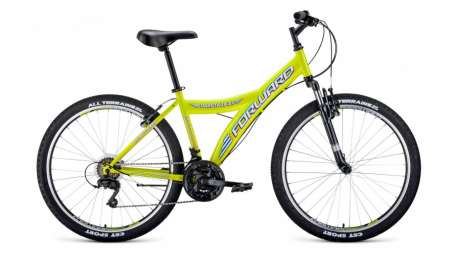 Горный (MTB) велосипед FORWARD Dakota 26 2.0 желтый/белый 16,5” рама (2020)