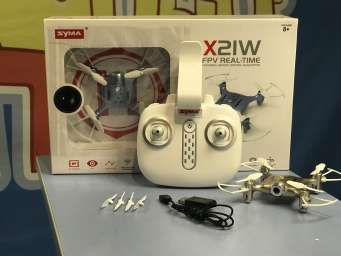 Квадрокоптер Syma X21W Wi-Fi FPV с видеокамерой 480p 2.4GHz -
