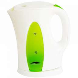Эльбрус Чайник электрический 1л -3 белый с зеленым (Р)