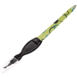 Пилка для ногтей металлическая с триммером на блистере “Галант”, цвет ручки микс матовый, цвет пилки