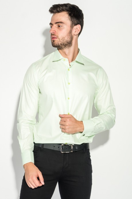 Рубашка мужская c запонками 50PD0020 (Мятный)