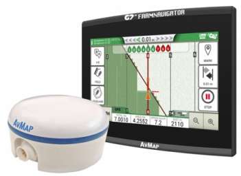 Farmnavigator AvMap  с новой усиленной антенной ГЛОНАСС/GPS