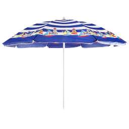 Зонт пляжный складной “МОРЕ” h=170см, d=160см НТО1-0016
