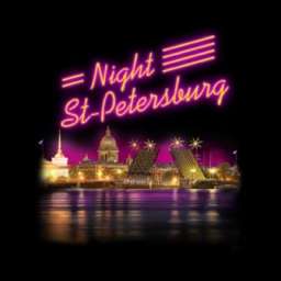 Футболка “Night St.-Petersburg” с мостом