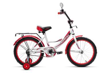 Детский велосипед Фрегат - BF 1801 (2018) Цвет:
Белый / Красный