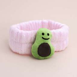 Повязка на голову “Green avocado”, pink
