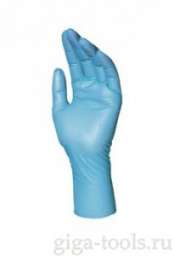 Одноразовые медицинские перчатки Solo Box 967 синие для пищевой промышленности и для машиностроения 