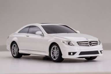 Радиоуправляемая машина 1:24 Mercedes CL63 AMG, 28,5х14х12см, цвет белый 40MHZ -