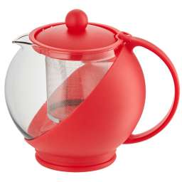 Чайник заварочный 750мл ВЕ-5570⁄1 красный с металлическим фильтром