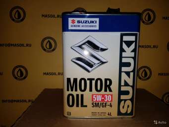 Масло моторное suzuki Motor Oil SM 5W-30 4л