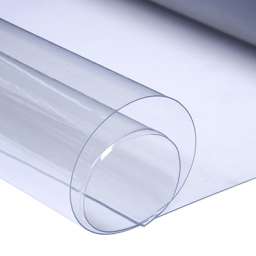 Клеенка прозрачная ПВХ “Гибкое стекло”, 0,8м х 25м х0,7мм
