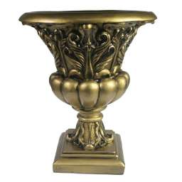 Кашпо декоративное Ваза античная (золото) L25W25H29 см