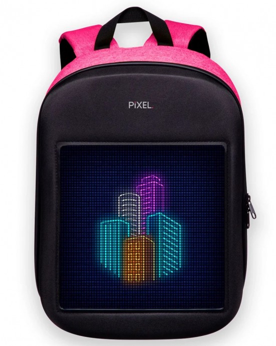 Рюкзак с дисплеем и анимацией - Pixel bag ONE / розовый