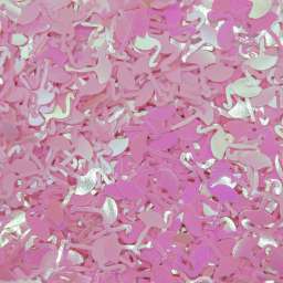 Добавка для слаймов - Посыпка голографическая 15 г - Фламинго розовые