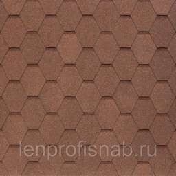 Tegola Nobil Tile “Вест” цвет светло-коричневый (упак. 3,45 м.кв.) 8,5 кг/м.кв.