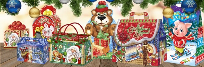 Картонная упаковка — подарочные коробки к Новому году