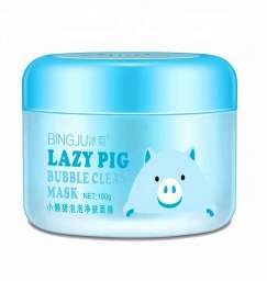 Маска для лица BINGJU Lazy Pig Bubble Clean Mask 100 г