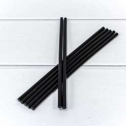 Клей “Термопластичный” (палочка) Чёрный 0,7см x 25см (1 кг = 102 штуки) 0002016/17