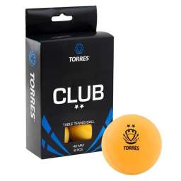Мяч для настольного тенниса Torres Club 2* арт.TT0013