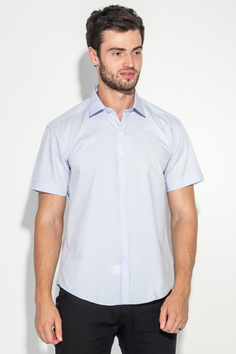 Рубашка мужская потайная застежка 50P2050 (Сиреневый)