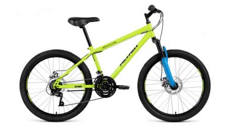 Подростковый горный (MTB) велосипед MTB HT 24 2.0 Disc зеленый 14” рама