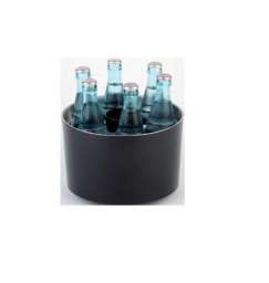 Емкость для охлаждения бутылок APS 00621, d=23 см h=14 см черная, пласт.