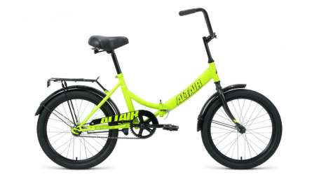 Городской велосипед ALTAIR City 20 светло-зеленый/черный 14” рама