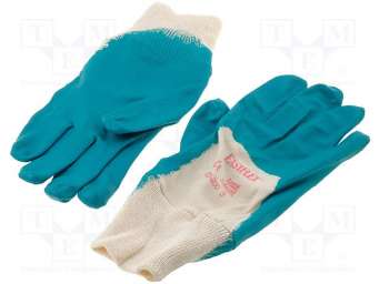Защитные перчатки; Размер: 9; Устойчивы к: истиранию