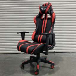 Кресло офисное с регулируемой спинкой и без подножки 659-1 красный