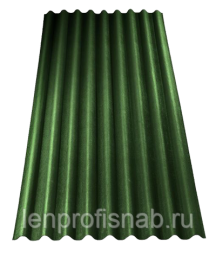 Волнистый лист Ондалюкс (0,95*1,95м), цвет зеленый