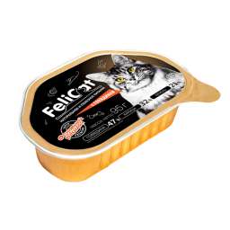 FeliCat Корм консервированный мясной для кошек с говядиной, 95 гр.