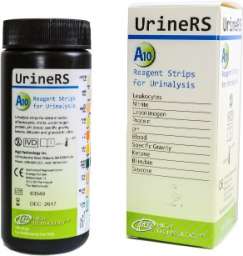 Полоски диагностические типа UrineRS модели А10, 100 шт/уп.