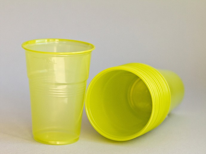 Пластиковый одноразовый стакан “Стандарт”, 200 мл, 100 шт/уп, оливковый (1000 шт)