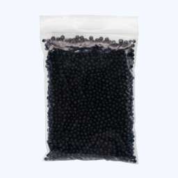 Мелкие Пенопластовые шарики для слаймов (упак. 8x11 см, Черные)