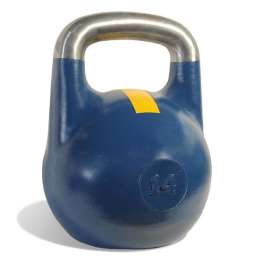 Гиря чемпионская Titan 14 кг (Синяя с желтой полосой)