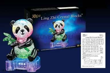 3D Crystal Puzzle Панда 9055A (72⁄36)