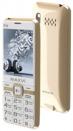Телефон Maxvi P15 (white/gold)