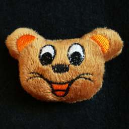 Мягкая игрушка для букетов Голова мишки 5727 7см